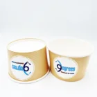 Design biodegradable disposable hot cold eco coffee beverage ice cream pla 8oz paper cups manufacturer