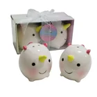 YWbeyond Porcelain Unicorn Salt and Pepper Shaker baby baptism souvenirs favors kids return gifts for wedding guest