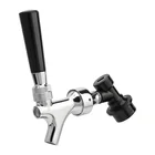 Homebrew draft beer faucet tap Faucet Nipple Chrome Plated beer dispenser tap With Black Tap Handle