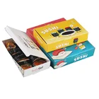 Custom Eco Disposable Food Packaging Paper Sushi Box for Take Away