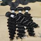 Weave Original High Quality Unprocessed Virgin Peruvian Deep Wave Weave Bundles No Shedding Remy Human Hair Weave