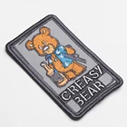 Wholesale custom patches embroidery flag patch iron on embroidery patches