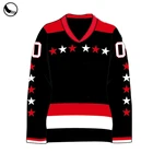 cut and sew sublimated hockey jersey custom made