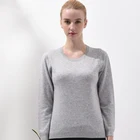 Autumn winter Women Loose Pure Color Cashmere Custom Knitted Sweaters