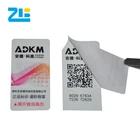 custom logo printing breakable tamper evident void paper label torn invalid hologram security