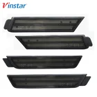 Vinstar DOT 、 SAE 4 個フロントアンバーリア赤色 Led バンパーコーナーサイドマーカーリフレクター用シボレー Camar 2010-2015