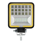 3inch Square 48w 16led 6000k 4800lm Square Waterproof Led Work Light For Off-road Suv Boat 4x4 Jeep Jk 4wd Truck