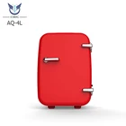 Hot sale 4l 12v 220v home outdoor oem retro cosmetic small refrigerator mini car fridge