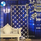 Gorgeous wedding stage decoration flower stand metal Table centerpiece