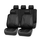 Rownfur High Quality 3D Four Season Fashion Universal PU Leather front seat Car Seat Cover for Car Seat Protector