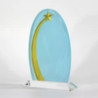 Trophy Parts Souvenir Gift 3D Laser Engraving Acrylic Trophies Wholesale Trophy Parts