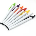 New design plastic touch screen stylus ballpoint pen blank pen custom logo print for promotional YQ0348