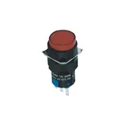 Switch Mm Push Push Switch 1NO1NC 3A 250V Momentary Red Actuator Push Button Switch With 16 Mm Mounting Hole.