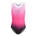 custom made kids ballet dance wear girl sleeveless gym leotard gymnastics leotards