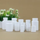 Capsule Pills Empty Bottles 200ml Clear Empty Plastic Pill Bottles Cap Medicine Container Vitamin Capsule Safe