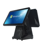 Stocked Dual Screen Touch POS Machine Point of Sale POS Systems with Built-in Printer