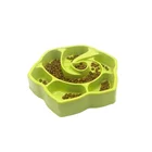 Amazon New Plastic Pet Slowing Bowl Dog Cat Slow Feeder Food Treats Dispenser Natural Eco-friendly Pet Products