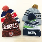 custom knit hat logo warmJacquard acrylic beanie winter knitted hat skullcaps
