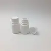 20ml 20cc HDPE White Plastic small pill bottles Capsule Container Empty vitamin bottle with Tamper Proof Cap
