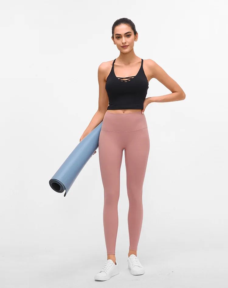 new design fashion sexy sports yoga bra tops girls training crop