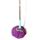 universal violet useful and washable microfiber tile floor cleaning mop