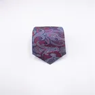 New high quality handmade men's woven custom silk tie paisley slimming floral jacquard neckties