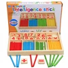 Wooden Colorful Math Learning Stick For Educational Math Toys Kid Toy