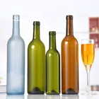 Vodka Wholesale 500ml 750ml Round Empty Bordeaux Shape Vodka Glass Wine Bottle