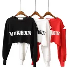 Full Sleeve Hoodie Dropship Custom Wholesale Hot Long Sleeve Lady Women Top Pullover Hoodies Crop Hoodies