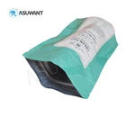 Recyclable aluminium foil zipper box pouch coffee packaging bags with valve