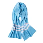 Women fashion cheap promotional chunky cotton scarf boas
