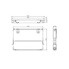 Telecom fiber optic cable management equipment sliding Optic Patch Panel 12 port