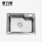 AOLISHENG stainless steel 304 Trough Kitchen Trough With a Faucet Sink Water Trough Square