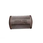 wholesale Natural Sandalwood coarse fine teeth no Static Lice custom logo beard comb
