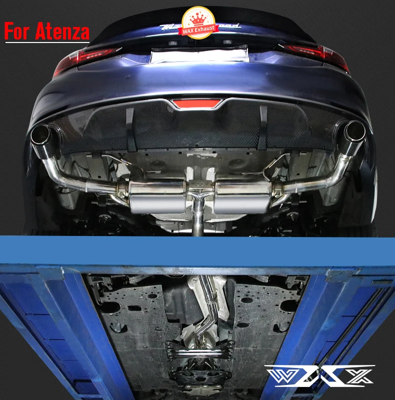 Exhaust Catback Muffler For Mazda 6 Mazda6 ATENZA 2012-2021Stainless Steel Pipe Exhaust Automotive Exhaust System