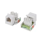 best quality with 180 degree keystone jack 110 idc connector cat3 rj11 6p4c modular jack