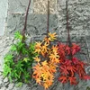V-3259 High Quality Red Artificial Maple Leaves For Decoration