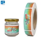 Printing Food Waterproof Logo Adhesive Custom Food Label Food Sticker