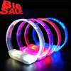 Ce Certification Bracelet Custom Logo Glowing Led Control Music Party Sound Light With Wristband