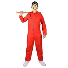 2020 salvador Dali Clothes la casa de papel Costume with pvc dali mask