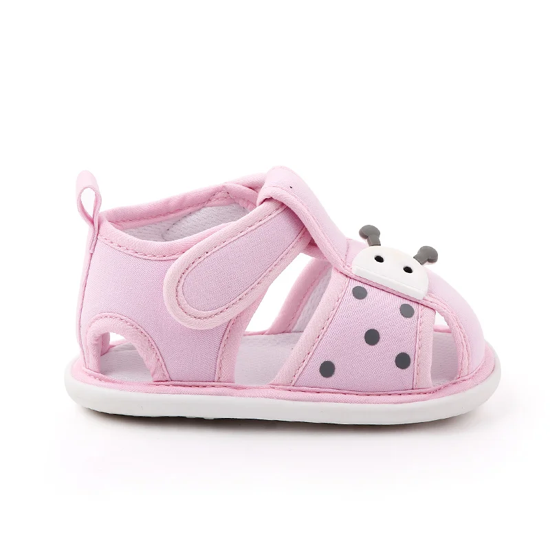 Cute Cartoon Design Baby Shoes Boy Girl Rubber Sole Walking Shoes Newborn Shoes supplier