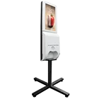 21.5 Inch Digital Hand Dispenser Android Signage Ad Player With Automatic Displenser Machines