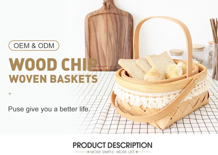 baskets  good quality hot selling picnic bread basket food