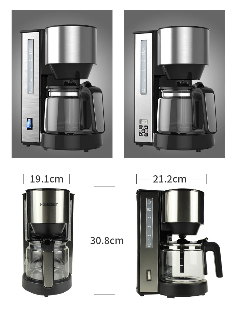 fabricante de café eléctrico del sifón 12v 1.25L para el hogar 1