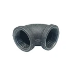 Elbows Black Elbow Free Sample BS/ En10242 Banded Elbows Black Iron Pipe Fittings Malleable Cast Iron 90 Degree Elbow