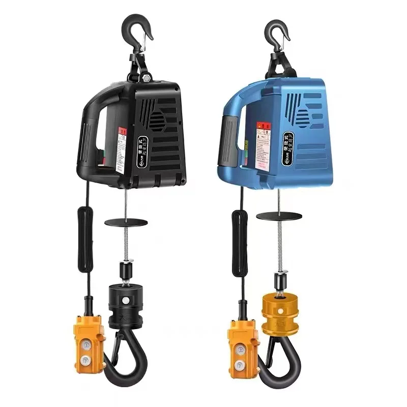 Txbo Portable Lifting Hoist 220v Household Small Crane Portable Steel