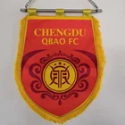 WHF-007 high quality CMYK Dye sublimated print promotional custom wall flag