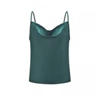 Silk Top Summer Hot Style Women's Solid Color Vest Women's Silk Chiffon Top