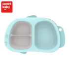 Hot Selling 100% Safe BPA Free Plastic Baby Dinnerware Plate Kids Plate set