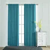 Ready to ship New product window style polyester window blackout linen look curtain